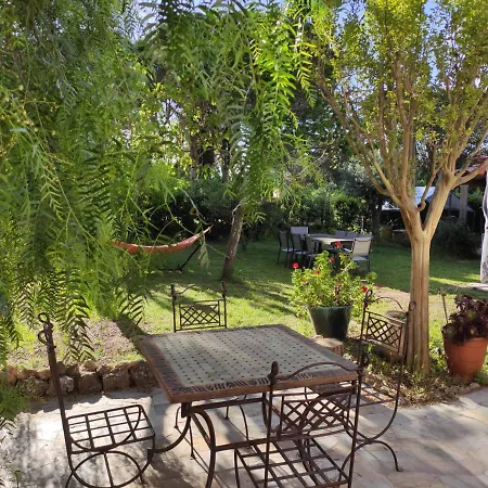 Lägenhet Magnifique Rez De Jardin Tropezien